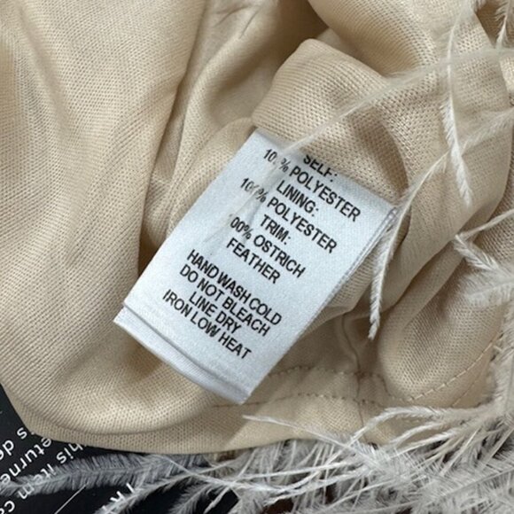 NWT Lulus Like a Star Gold Sequin Feather Bodycon Mini Dress - Picture 7 of 9